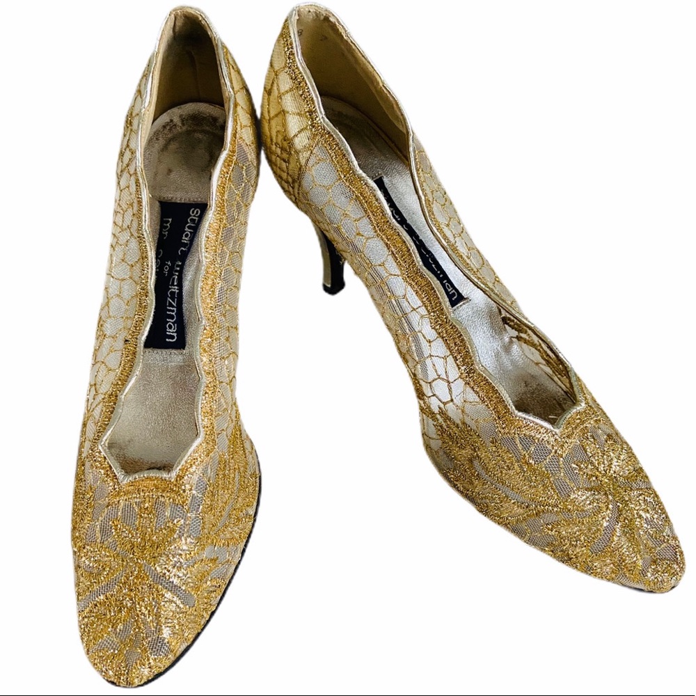 Vintage Stuart Weitzman for Mr. Seymour Mesh Pumps